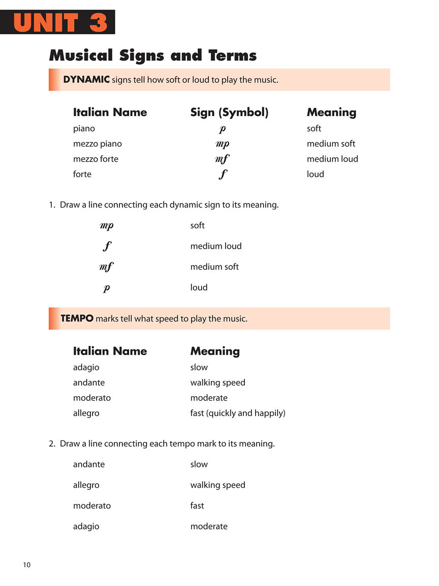 Essential Elements Piano Theory - Level 2