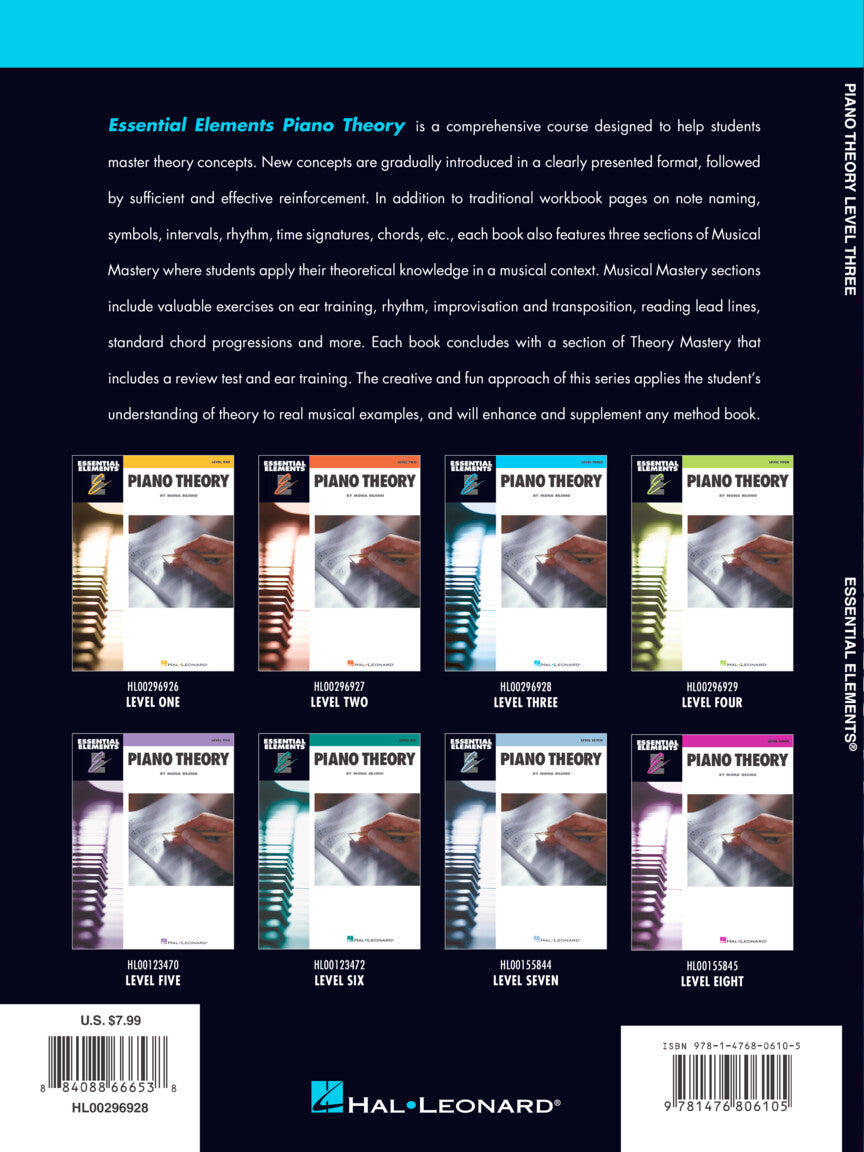 Essential Elements Piano Theory - Level 3