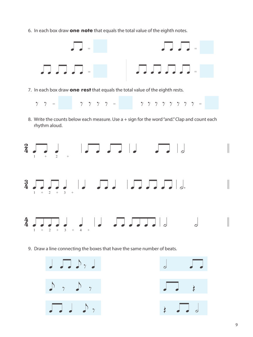 Essential Elements Piano Theory - Level 3