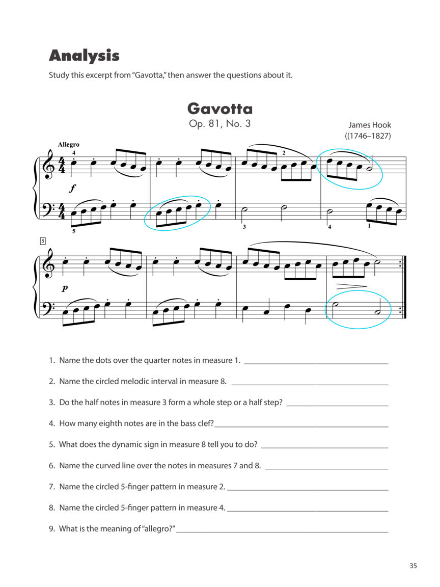 Essential Elements Piano Theory - Level 3