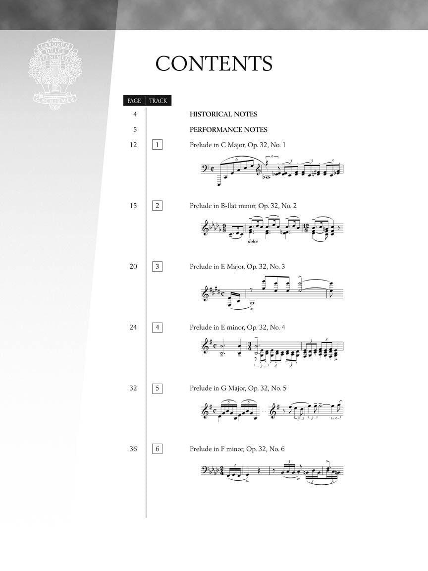 Rachmaninoff - Preludes for Piano, Op. 32