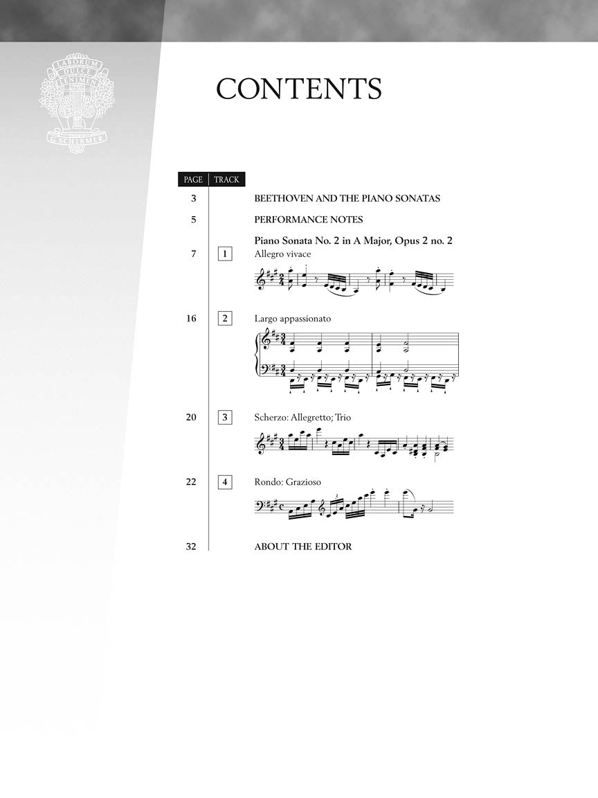 Beethoven - Sonata No. 2 in A Major, Opus 2, No. 2