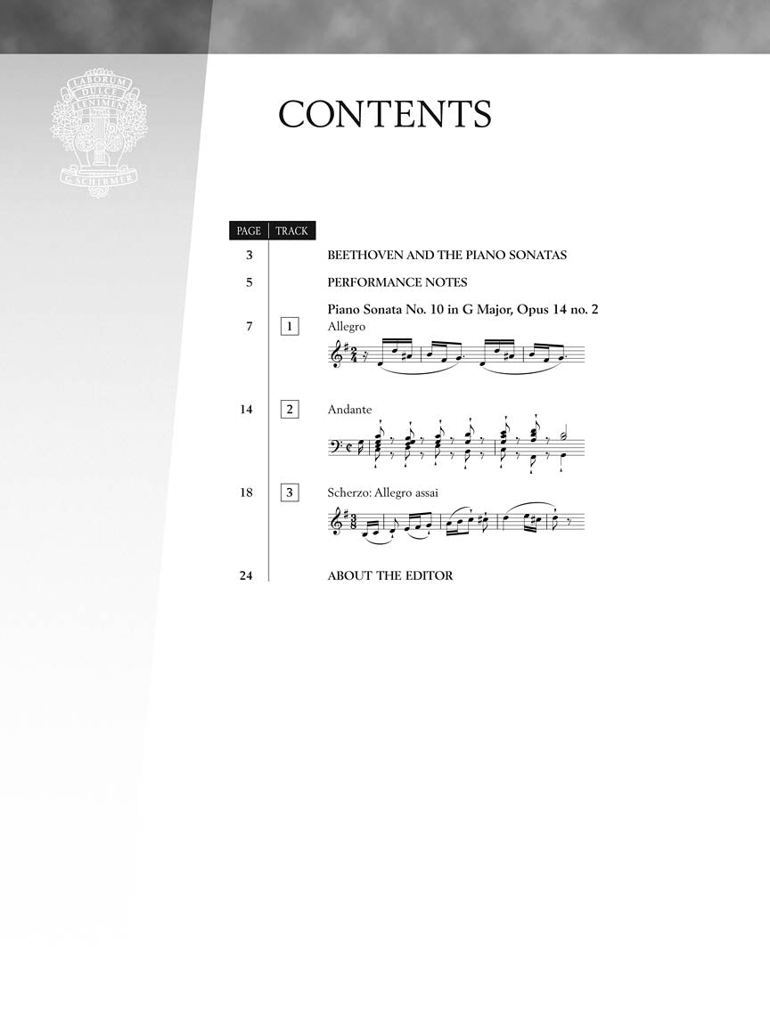Beethoven - Sonata No. 10 in G Major, Opus 14, No. 2