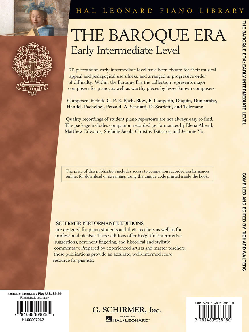 Baroque Era - Early Intermediate - Schirmer Performance Editions