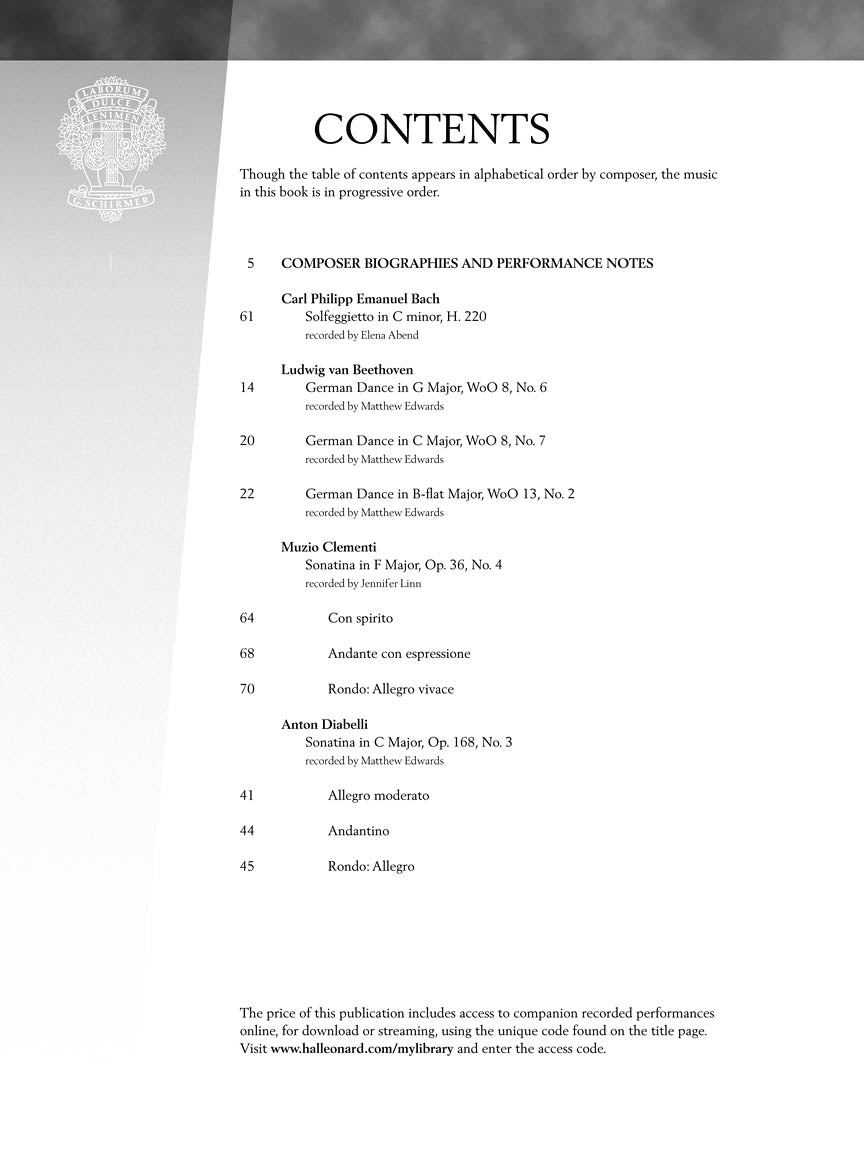 Classical Era - Schirmer Performance Editions