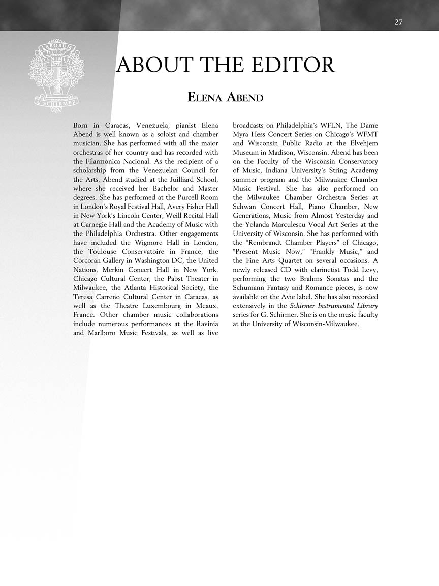 Mozart - 15 Easy Piano Pieces - Schirmer Performance Editions - Book Only