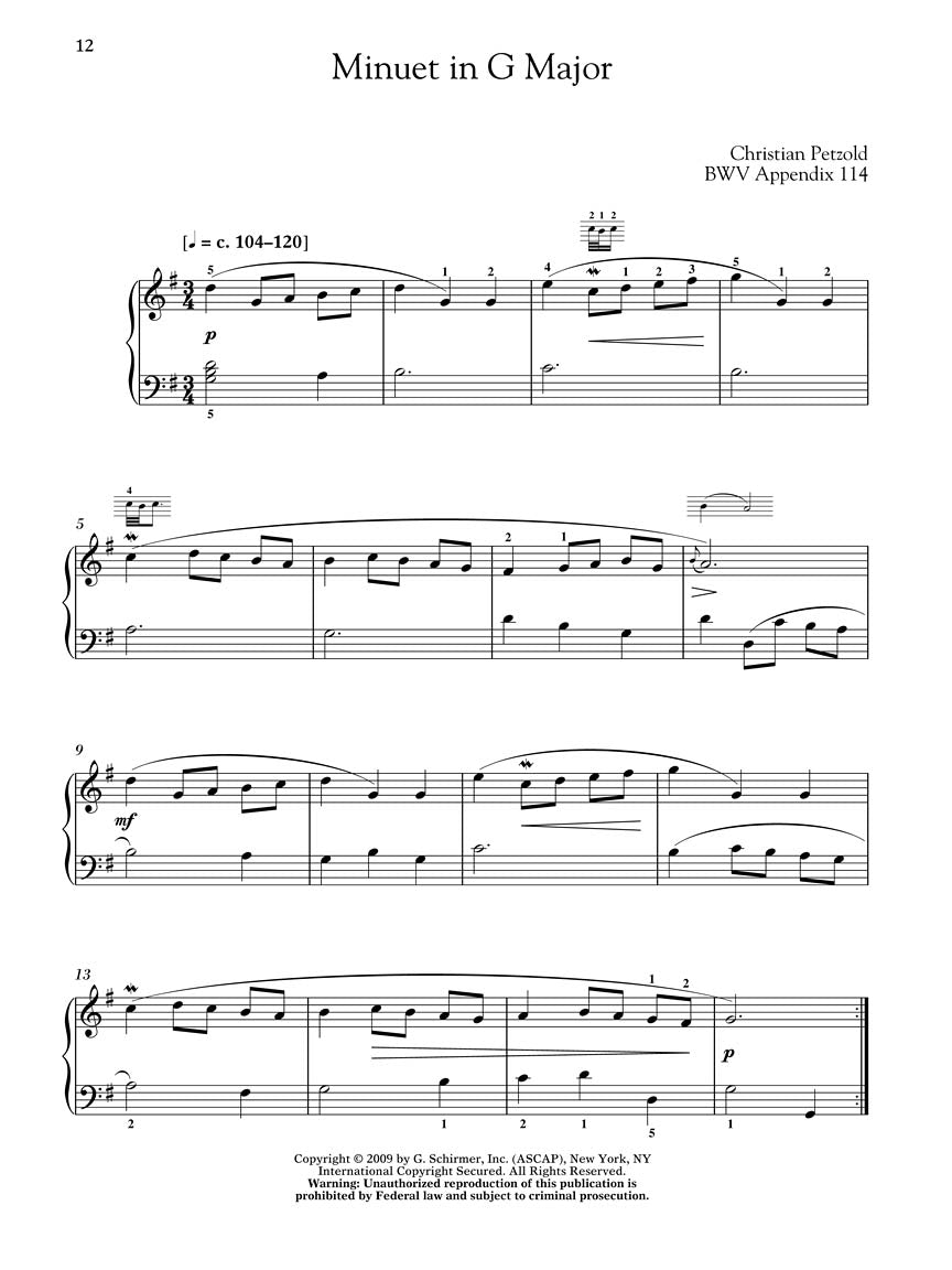 Bach - First Lessons in Bach