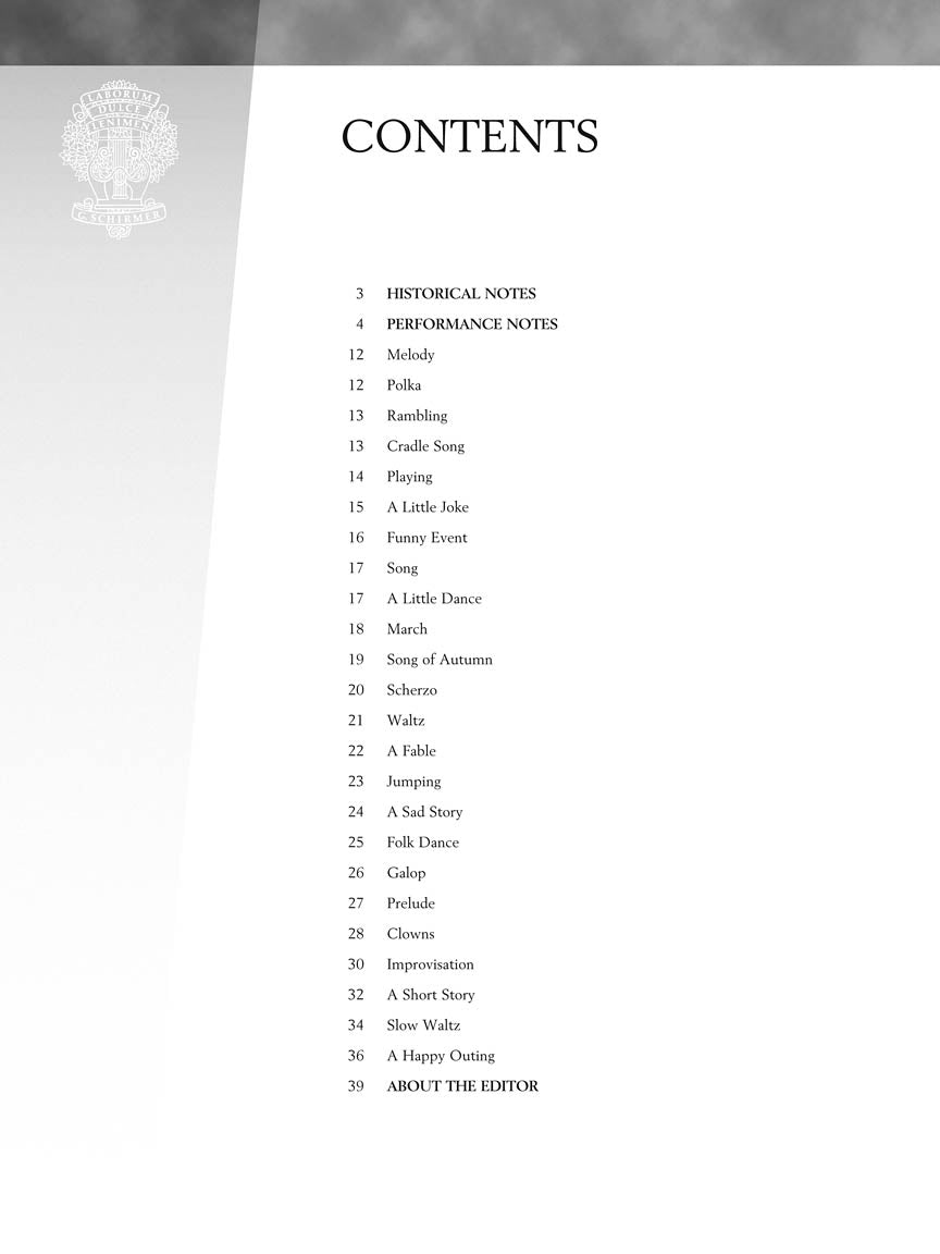 Kabalevsky 24 Pieces for Children, Op. 39