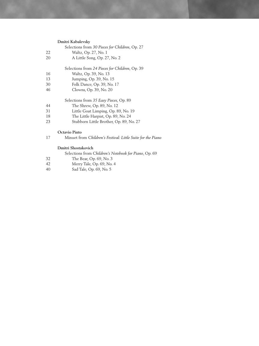 Twentieth Century - Upper Elementary Level - Schirmer Performance Editions