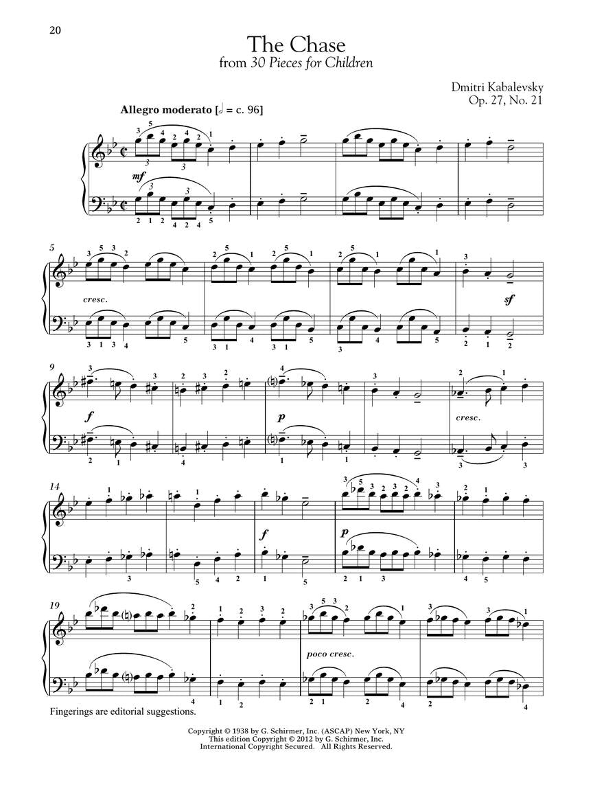 Twentieth Century - Intermediate Level - Schirmer Performance Editions