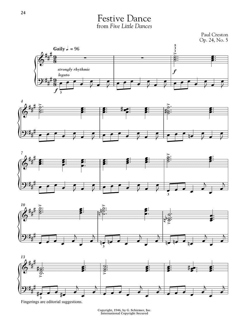 Twentieth Century - Intermediate Level - Schirmer Performance Editions