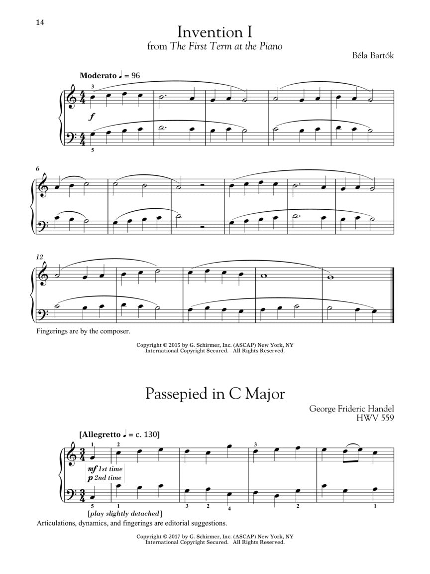 Baroque to Modern - Schirmer Performance Editions