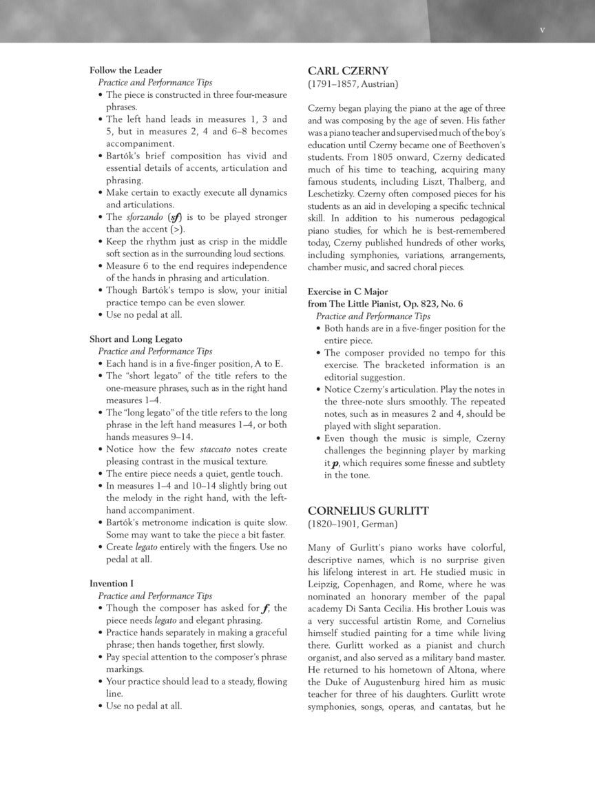 Baroque to Modern - Schirmer Performance Editions