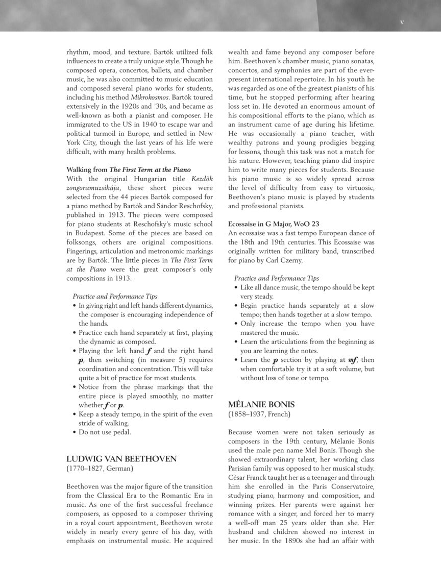 Baroque to Modern - Schirmer Performance Editions