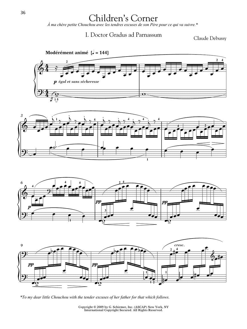 Debussy - 16 Piano Favorites - Schirmer Performance Editions