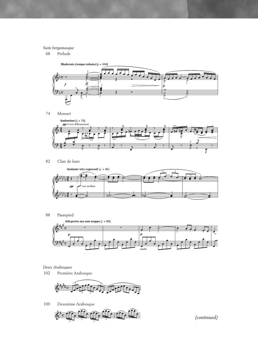 Debussy - 16 Piano Favorites - Schirmer Performance Editions