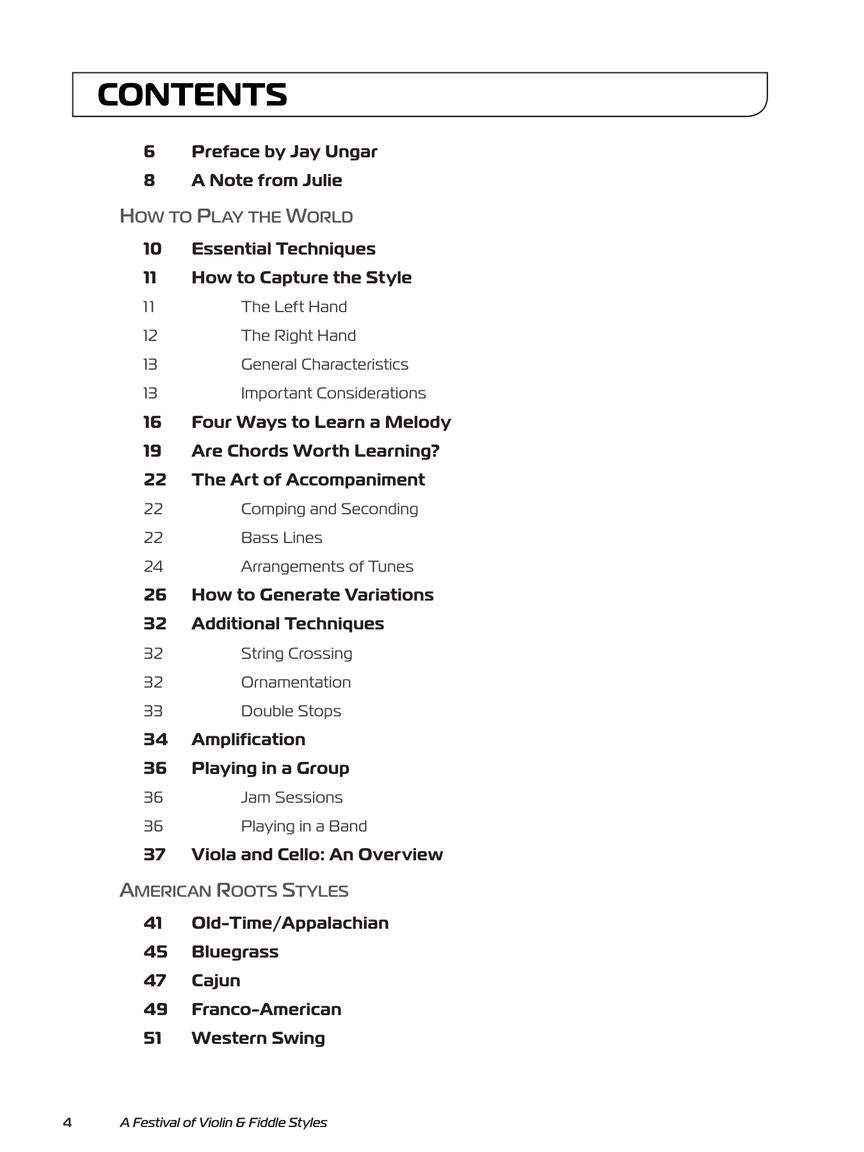 Festival of Violin & Fiddle Styles for Cello