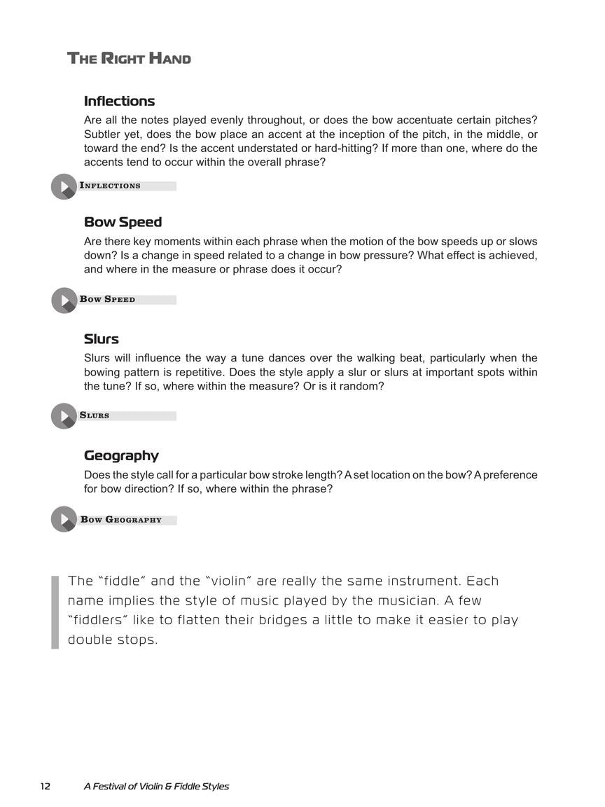 Festival of Violin & Fiddle Styles for Viola