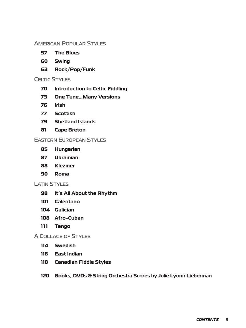 Festival of Violin & Fiddle Styles for Viola