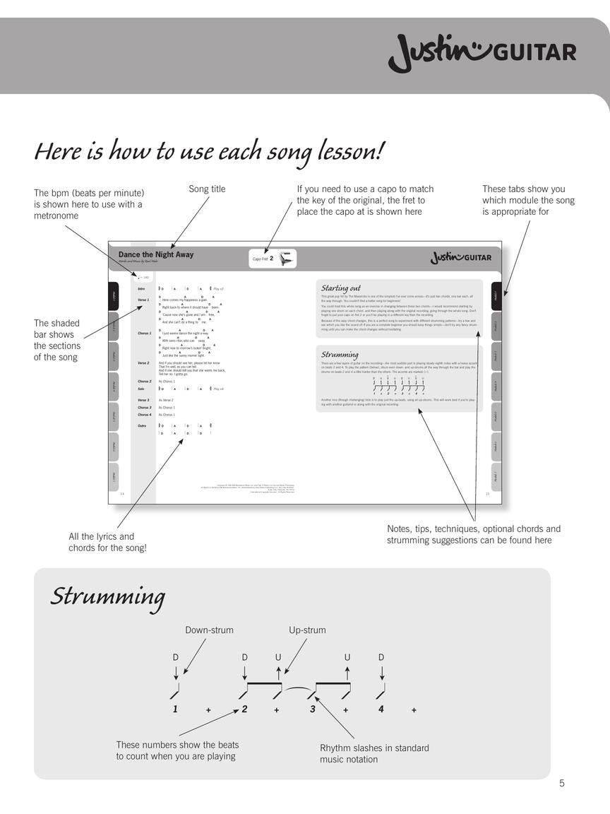 JustinGuitar Easy Guitar Songbook
