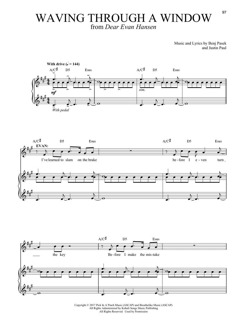 Teen Broadway Songs of the 2010s