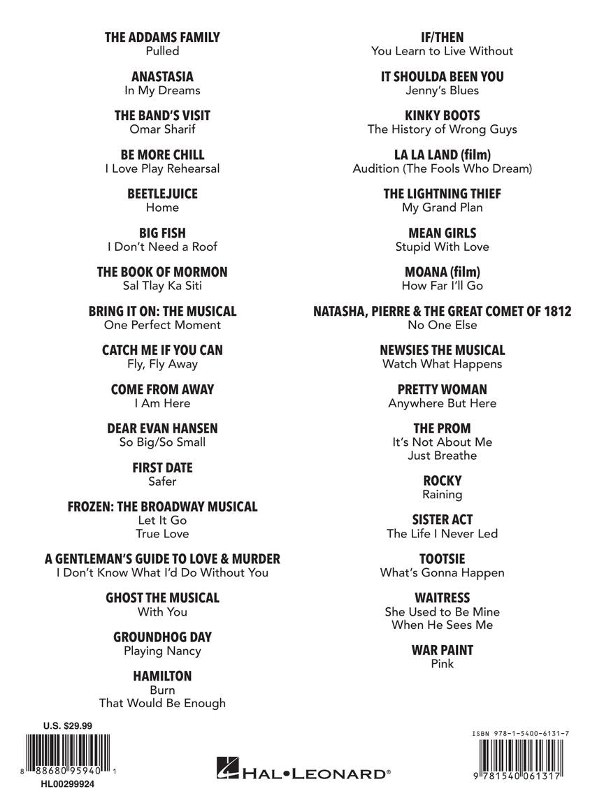 Musical Theatre Songs of the 2010s: Women's Edition
