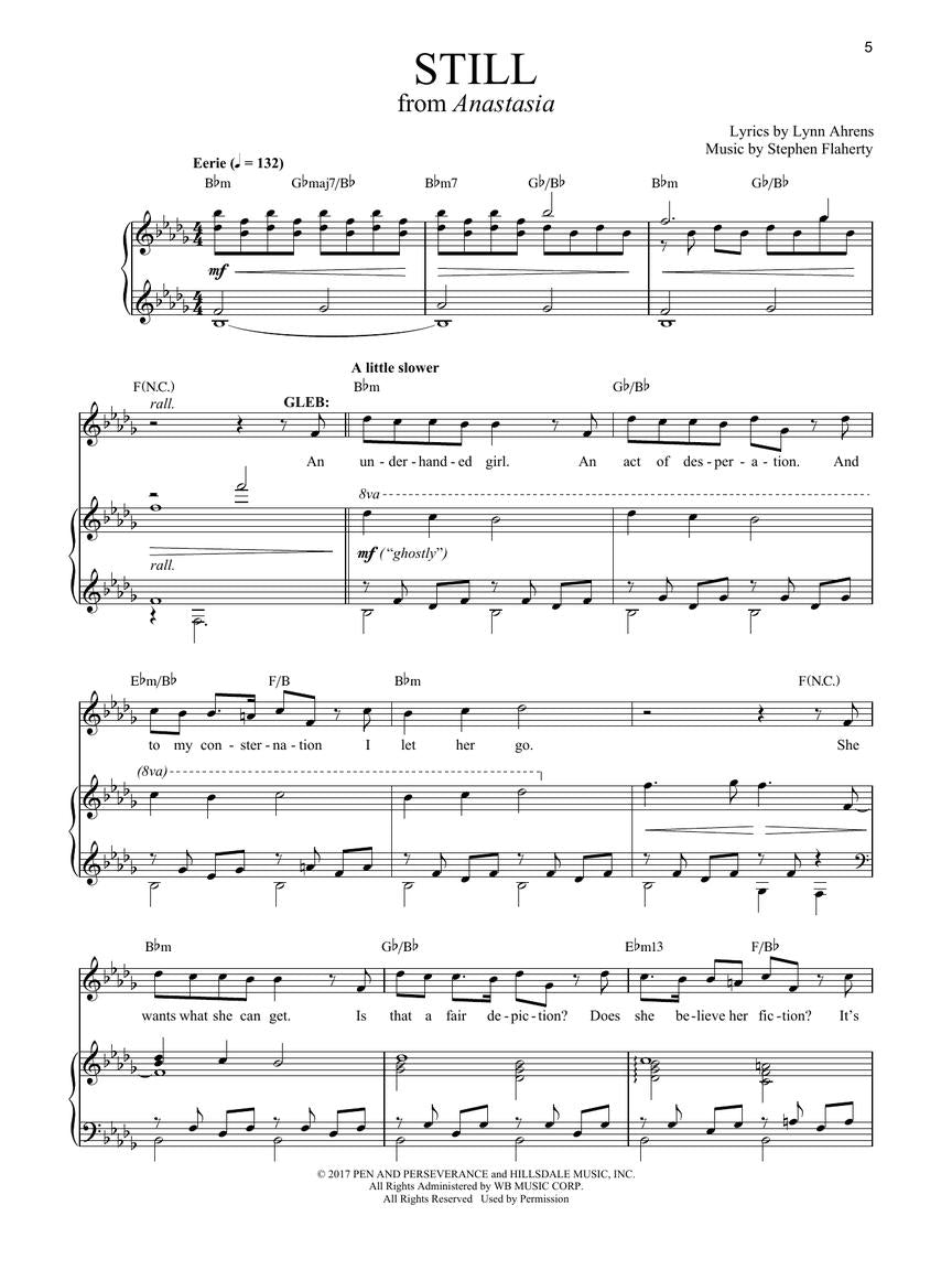 Musical Theatre Songs of the 2010s: Men's Edition