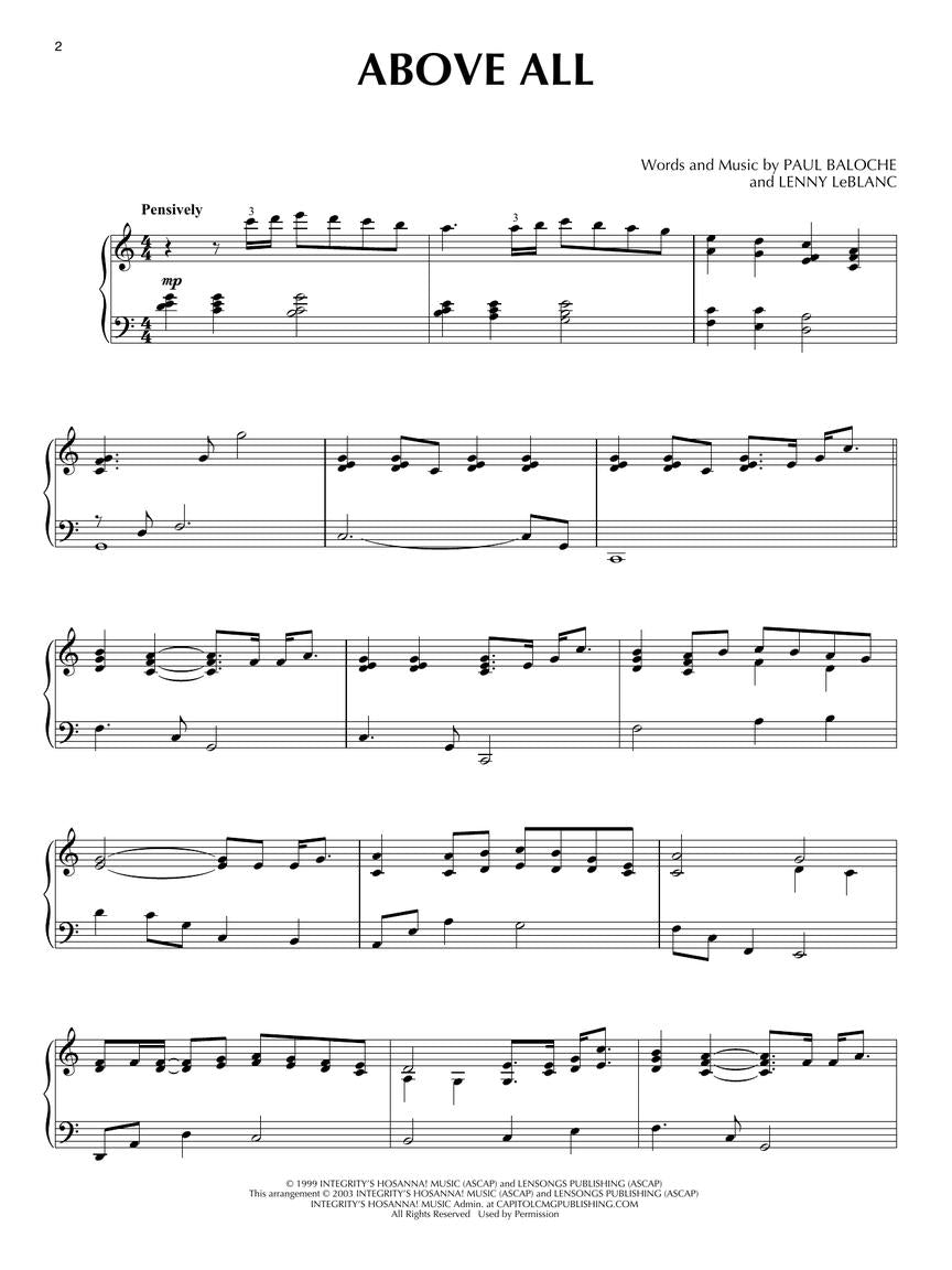 Sunday Solos in the Key of C