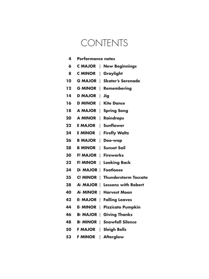 Keveren Circles - Character Etudes in 24 Keys