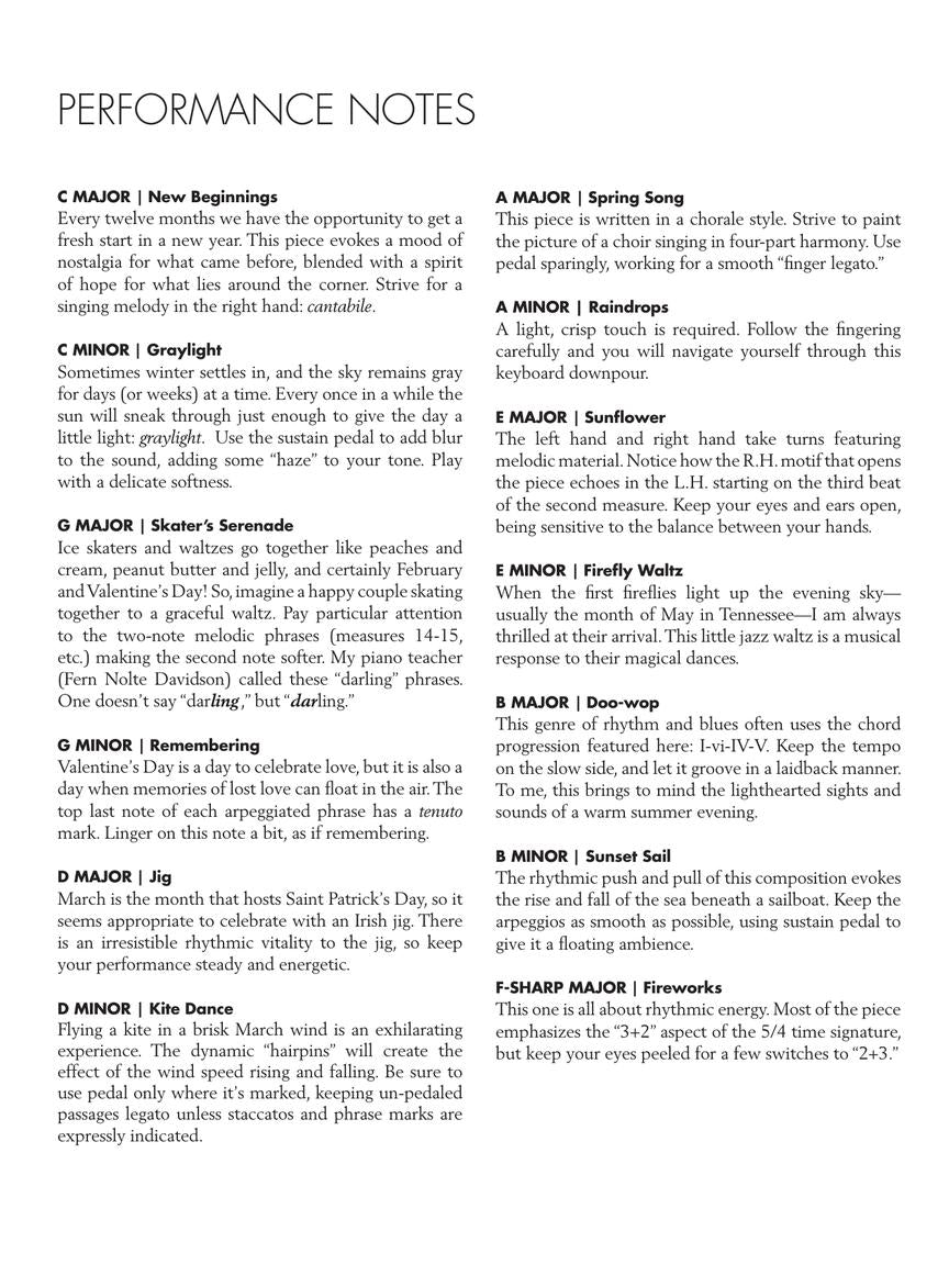 Keveren Circles - Character Etudes in 24 Keys