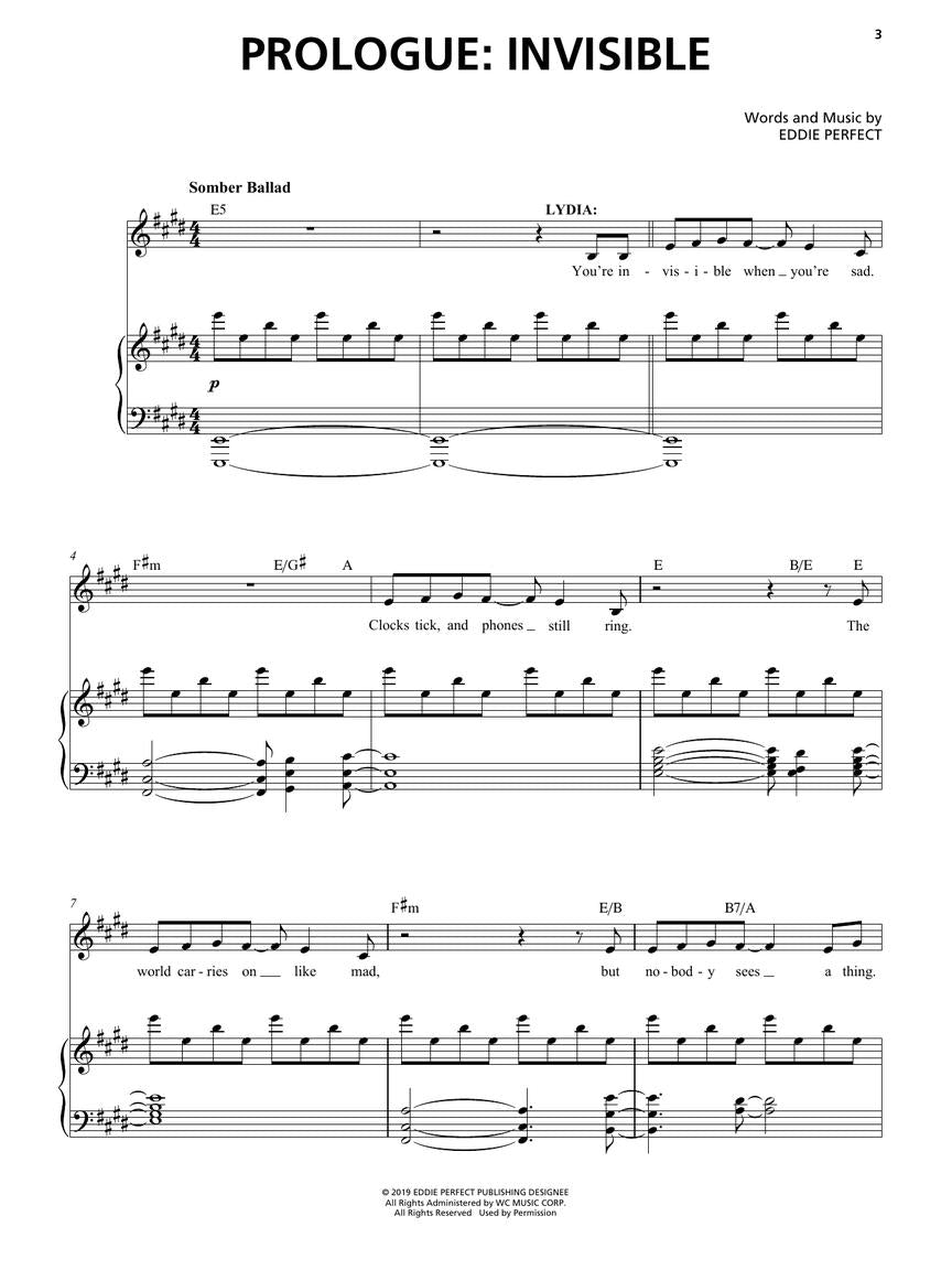 Beetlejuice - Vocal Selections