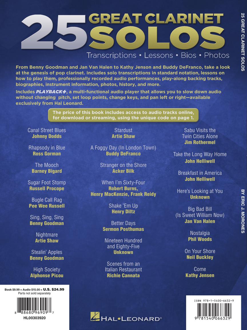 25 Great Clarinet Solos