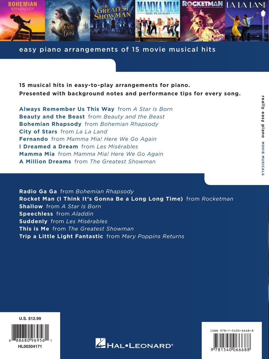 Really Easy Piano - Movie Musicals