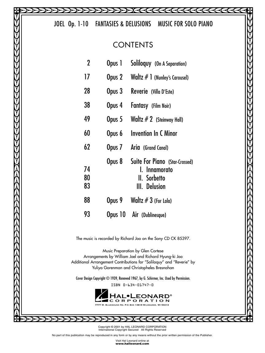 Joel, Billy - Fantasies and Delusions