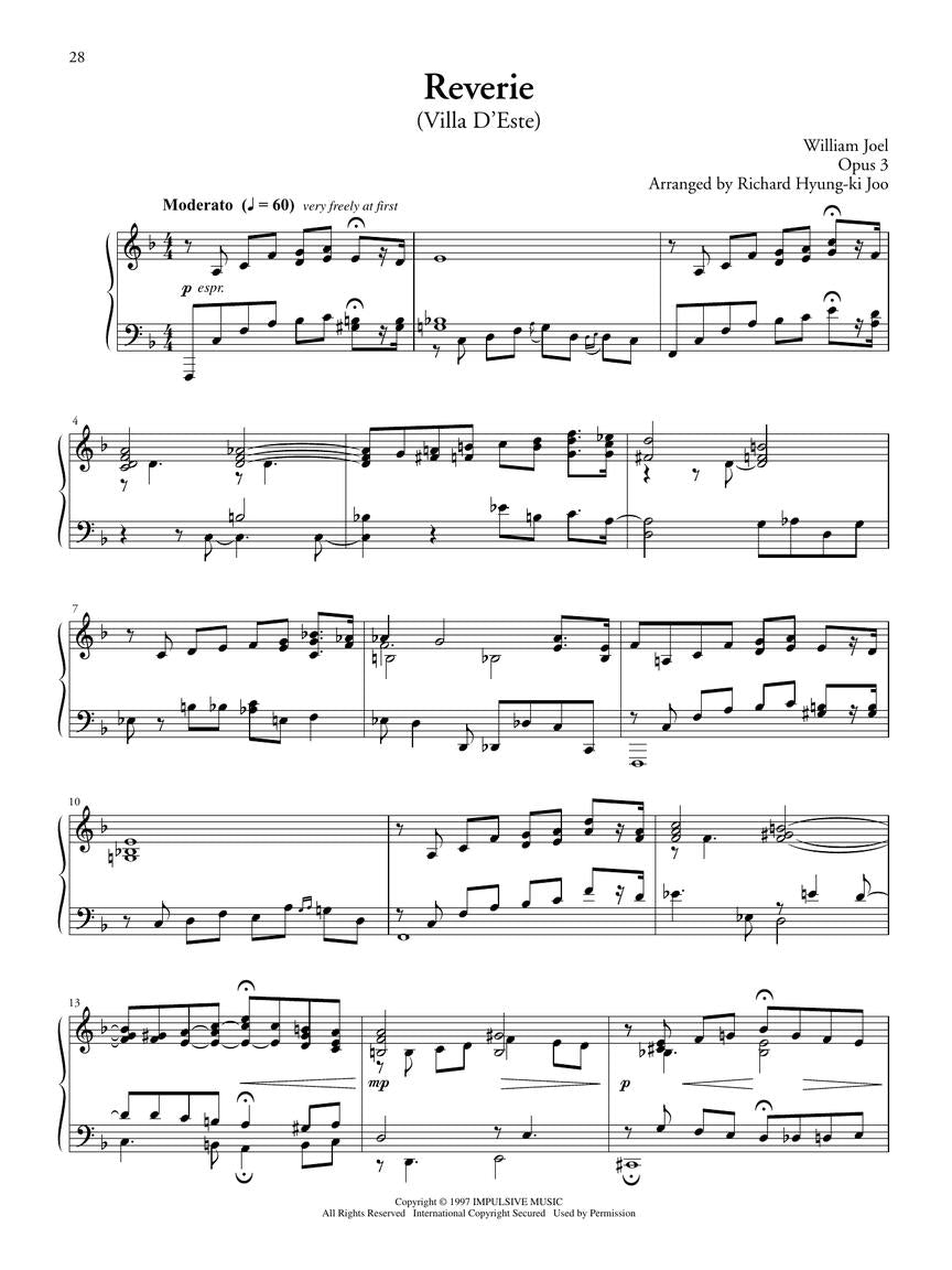 Joel, Billy - Fantasies and Delusions