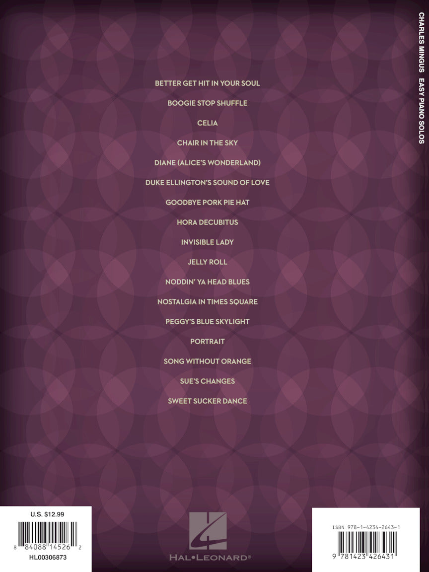 Mingus, Charles Mingus - Easy Piano Solos