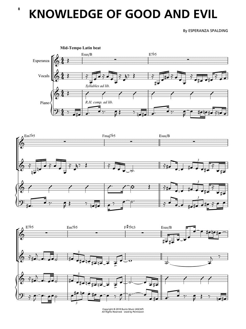 Spalding, Esperanza - Chamber Music Society