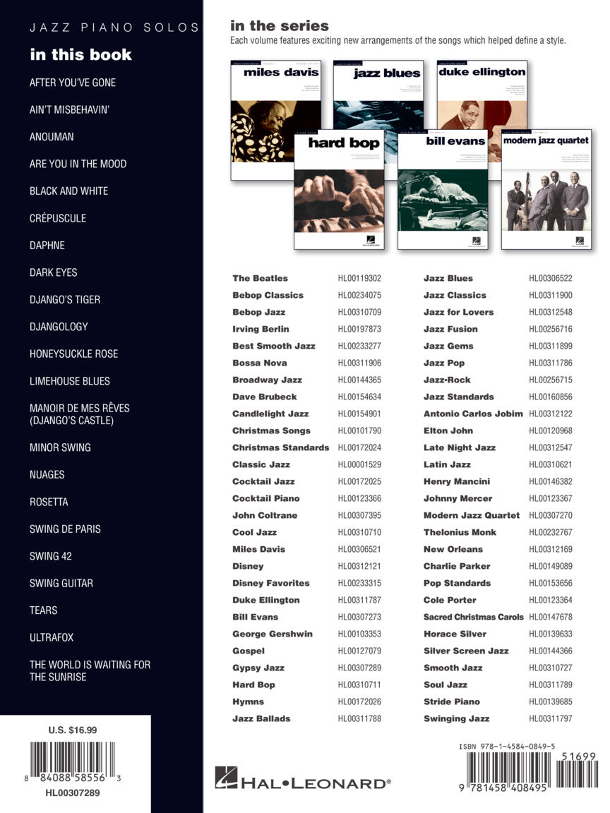 Gypsy Jazz - Jazz Piano Solos Series Vol. 20