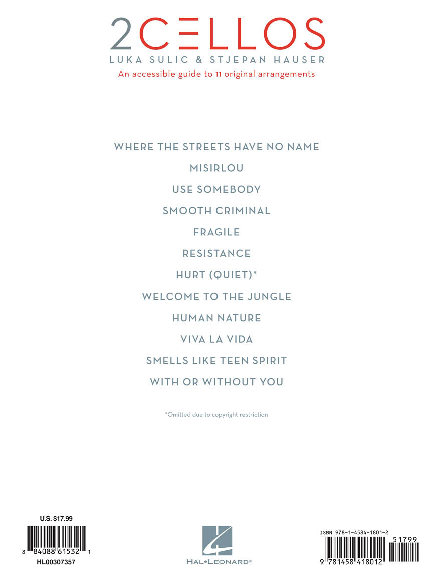 2Cellos: Luka Sulic & Stjepan Hauser