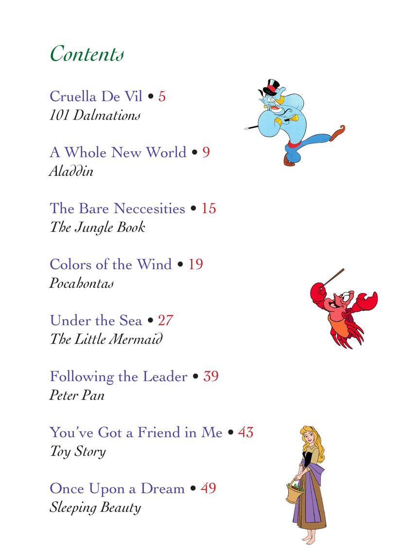 Disney's My First Songbook - Volume 1