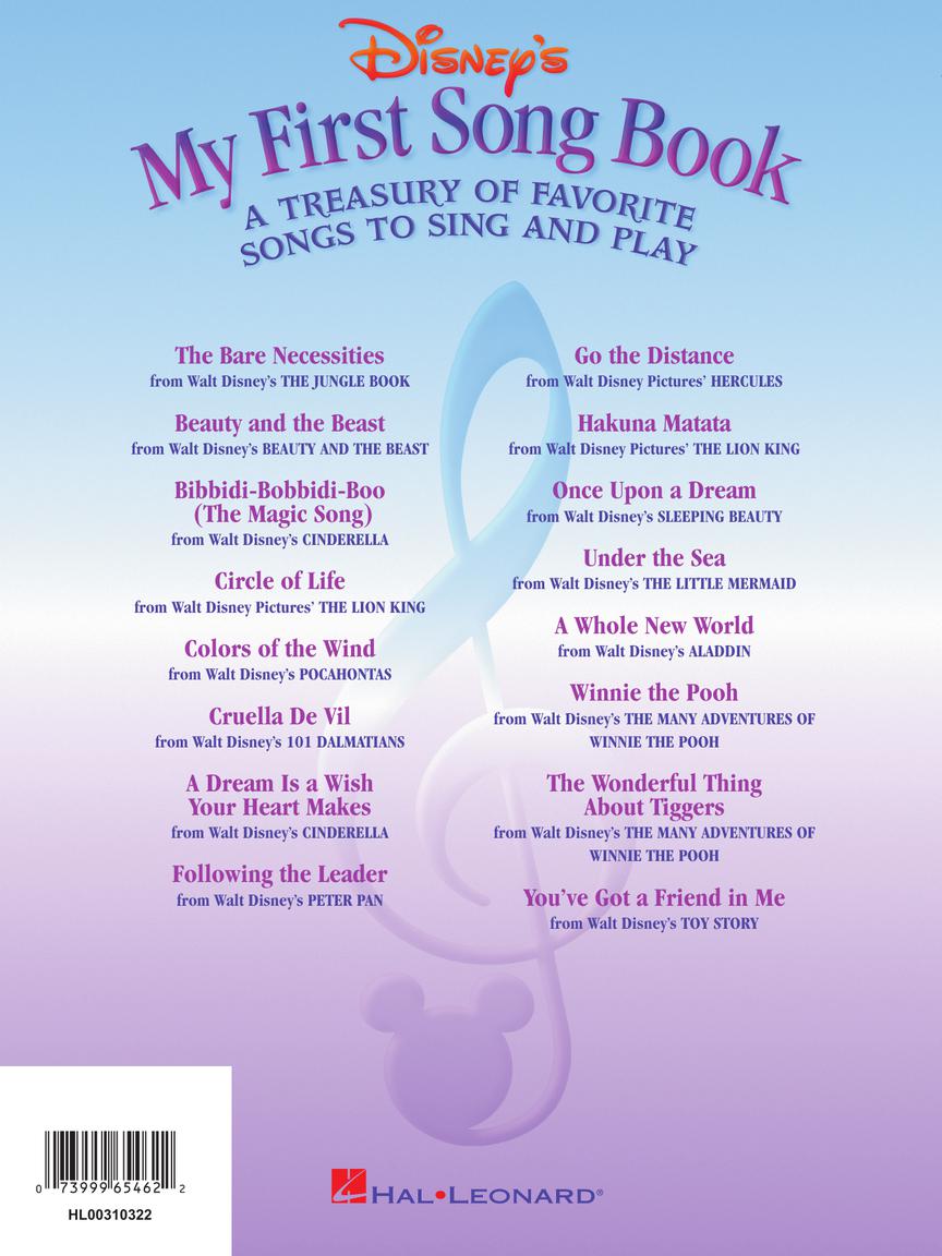 Disney's My First Songbook - Volume 1