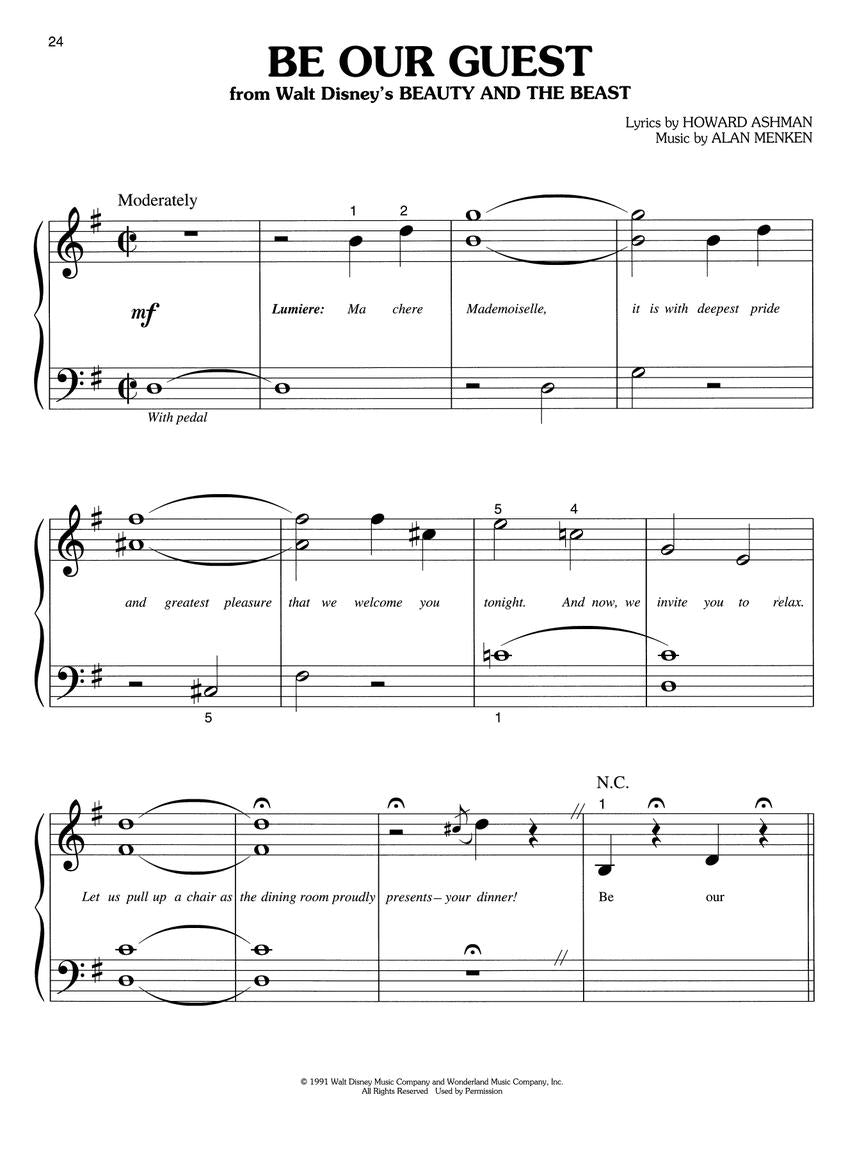 Disney Giant Movie Hits - Big-Note Piano