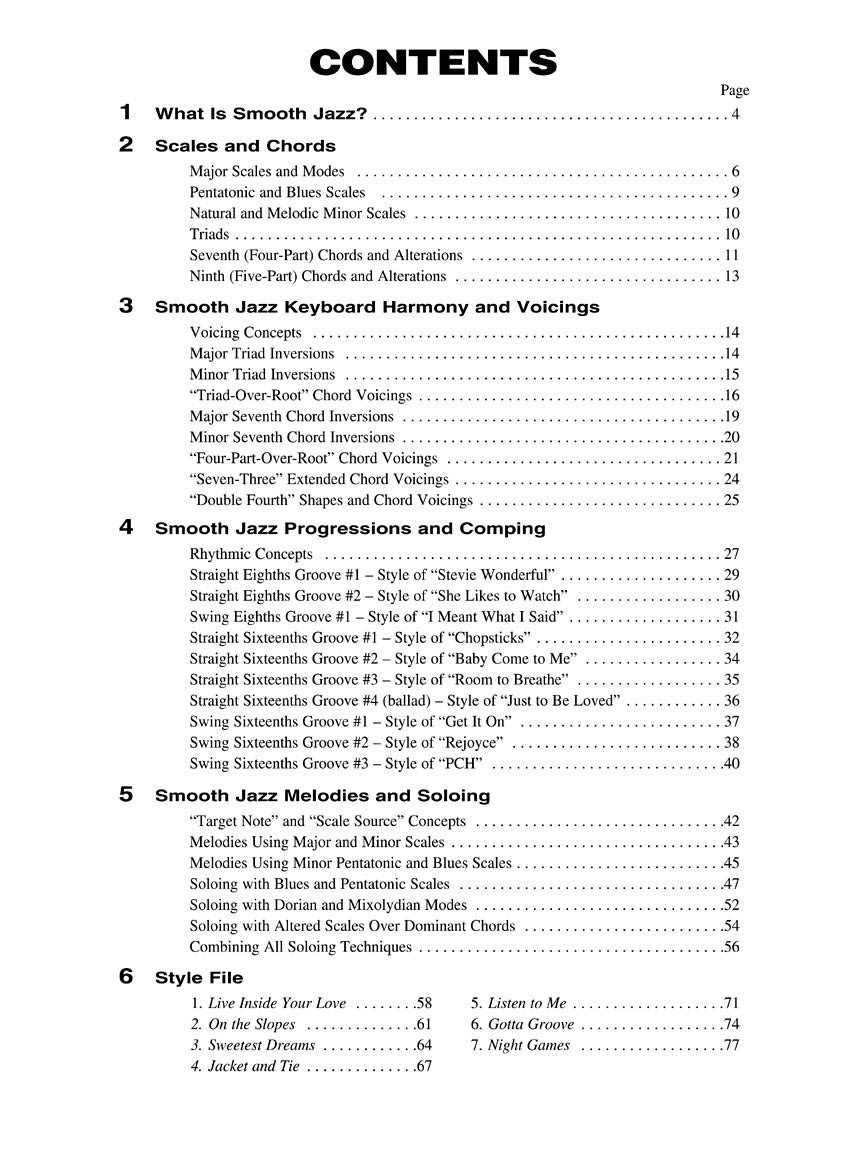 Smooth Jazz Piano -¦Keyboard Style Series