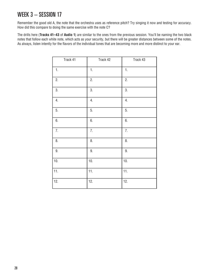 Hal Leonard Perfect Pitch Method