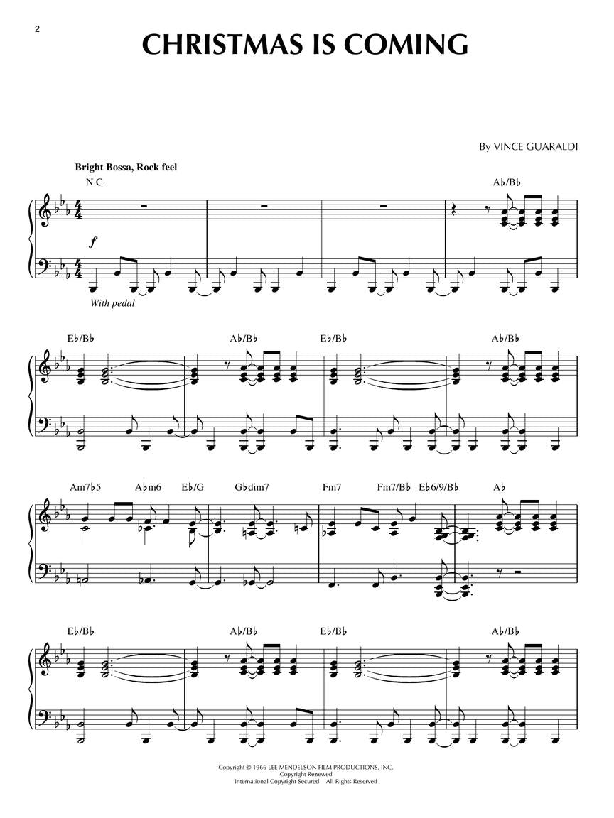 Charlie Brown Christmas - Piano Play-Along Volume 34