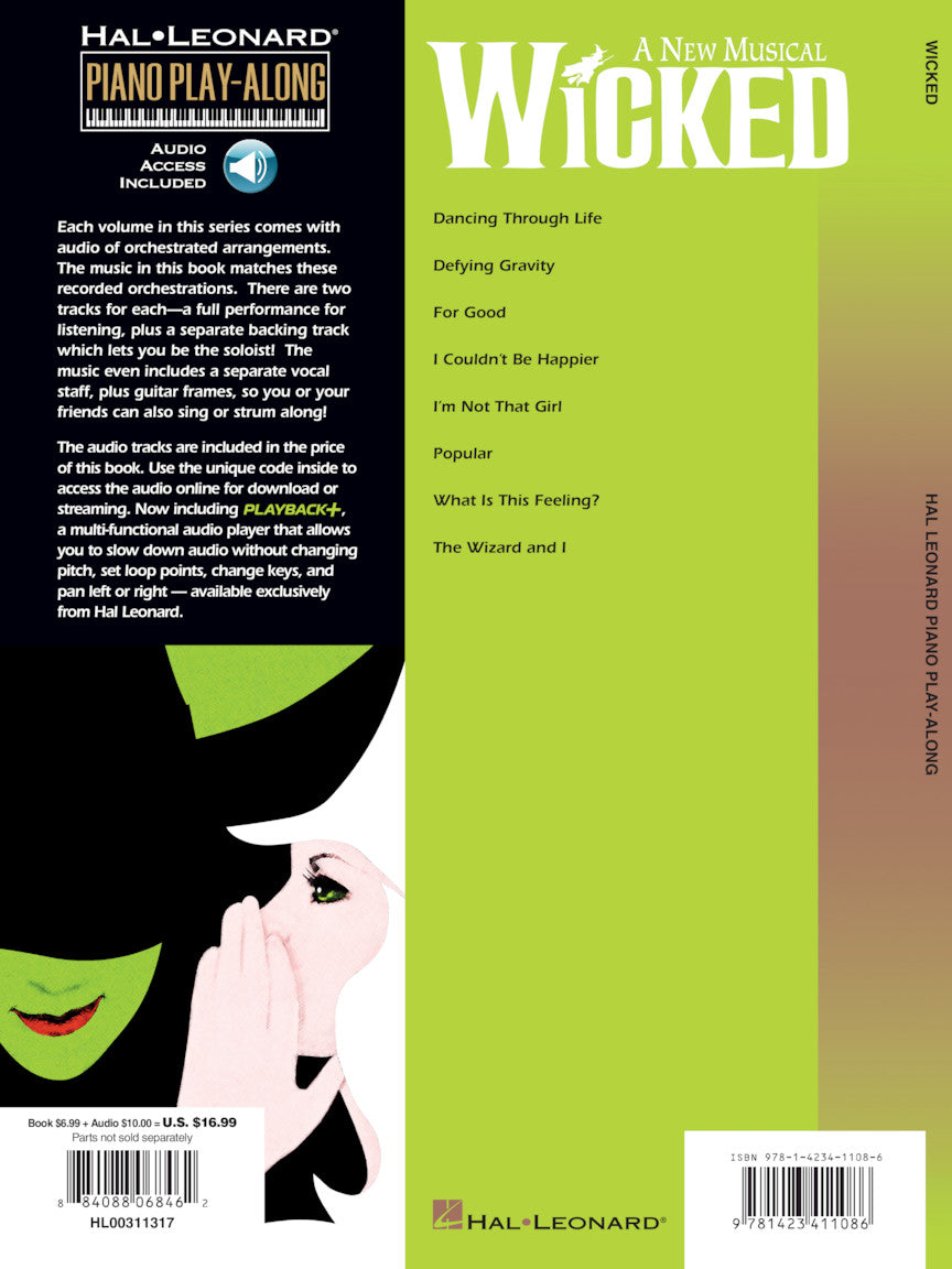 Wicked - Piano Play-Along Volume 46