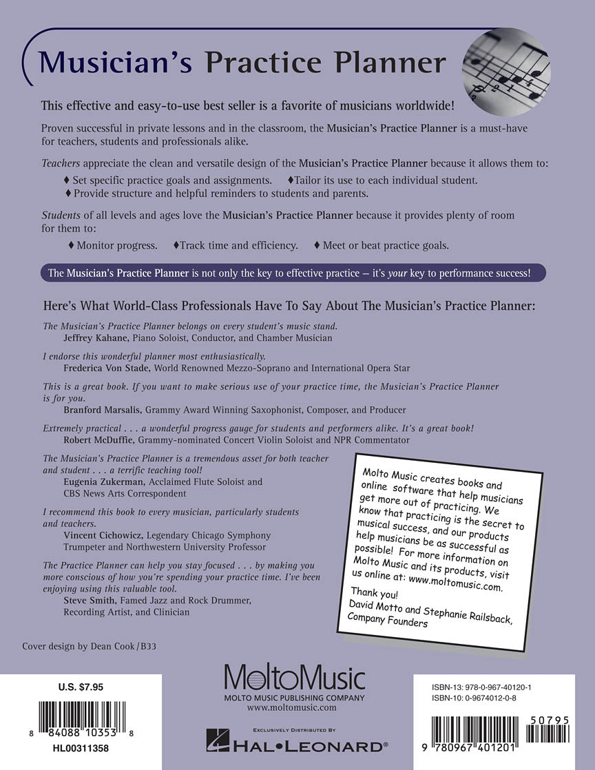 Musician's Practice Planner