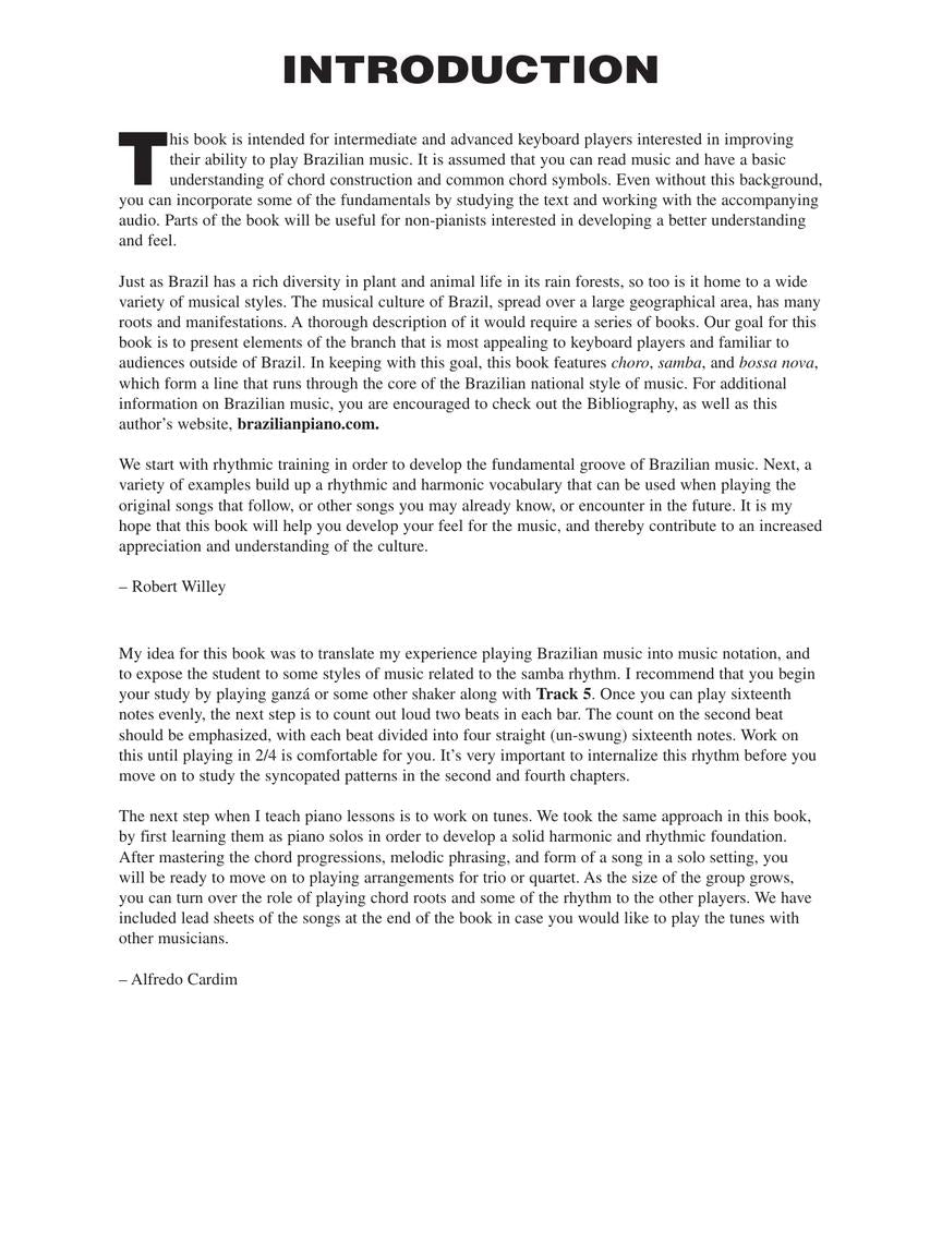 Brazilian Piano - Hal Leonard Keyboard Style Series