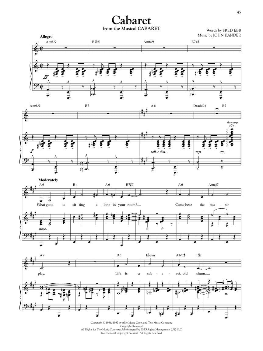 Broadway Belter's Songbook Third Edition