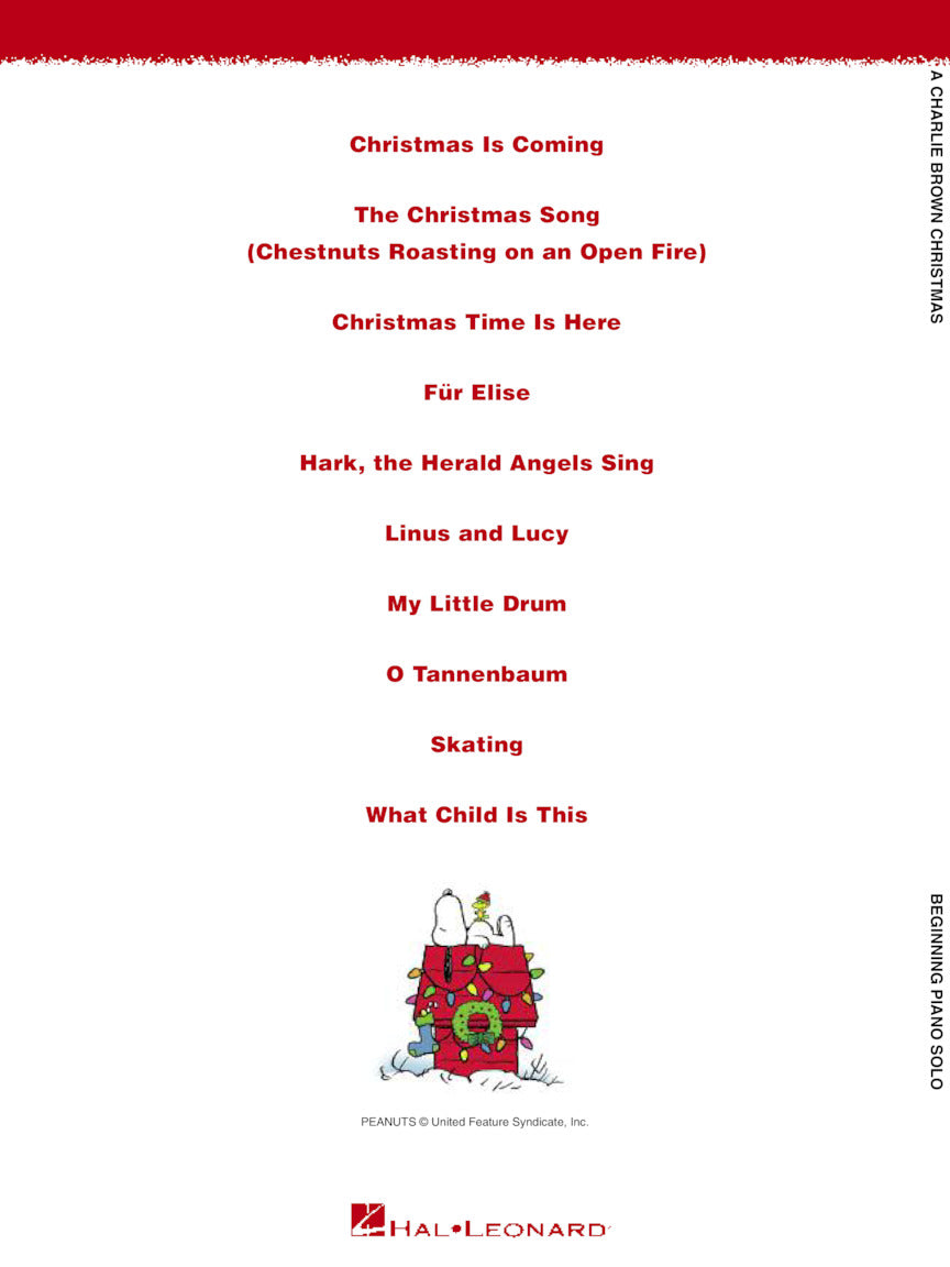 Charlie Brown Christmas, A - Beginning Piano Solos